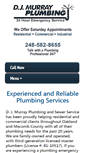 Mobile Screenshot of djmurrayplumbing.com